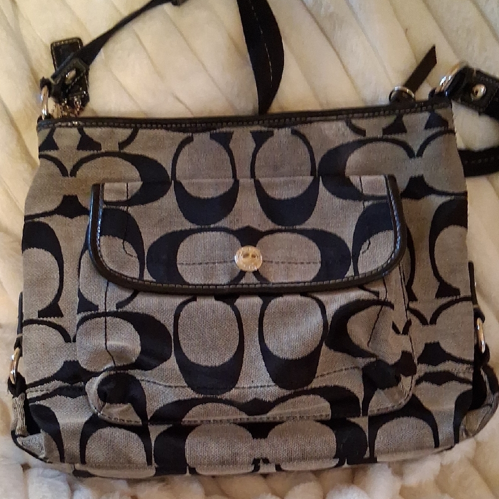 Stylish Black and Gray Women's Bag